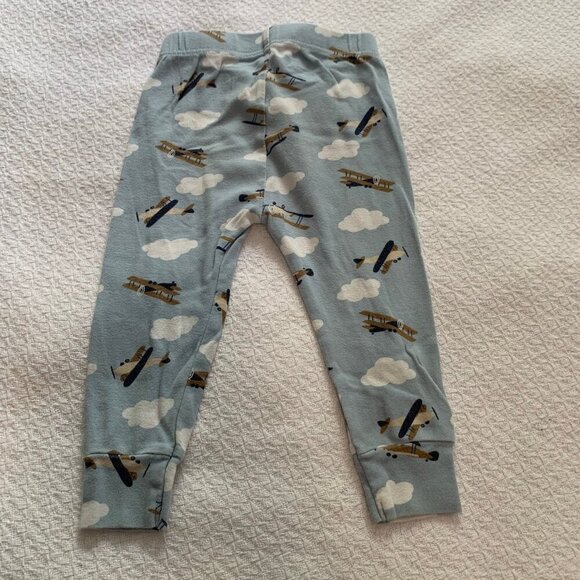 5/$25 Old Navy airplane cotton long sleeve pants pajamas jammies pjs - Picture 7 of 7